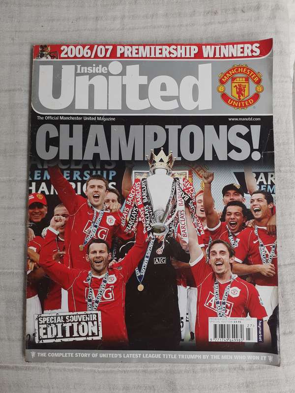 Inside united magazine(official manchester united magazine)