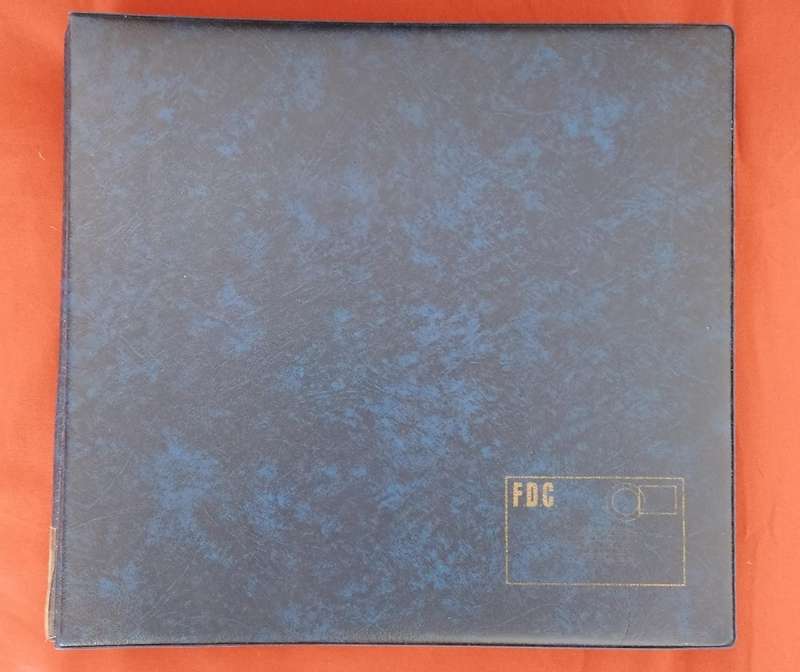 Album with lots of SWA fdc's, mini sheets & dated stamp sets