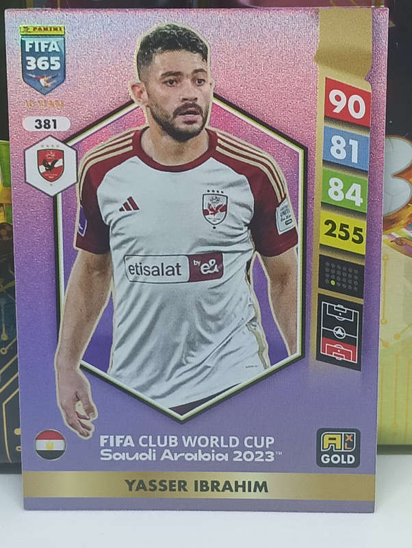PANINI- FIFA365 2025- FIFA CLUB- YASSER IBRAHIM #381