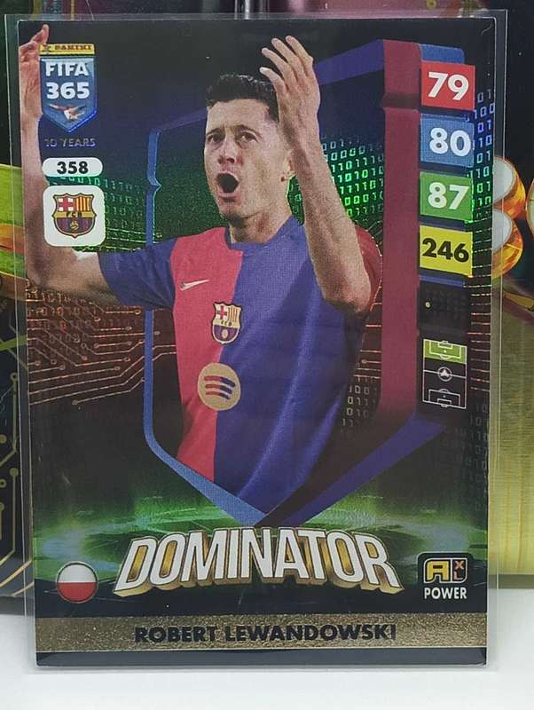 PANINI- FIFA365 2025- DOMINATOR- ROBERT LEWANDOWSKI #358