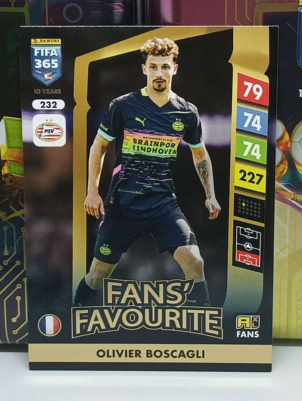 PANINI- FIFA365 2025-FANS FAVOURITE- OLIVIER BOSCAGLI #232