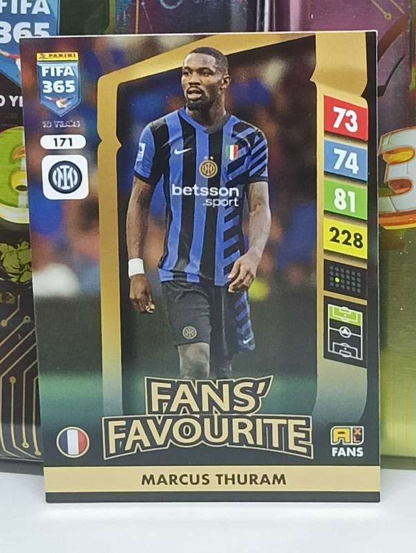 PANINI- FIFA365 2025- FANS FAVOURITE- MARCUS THURAM #171