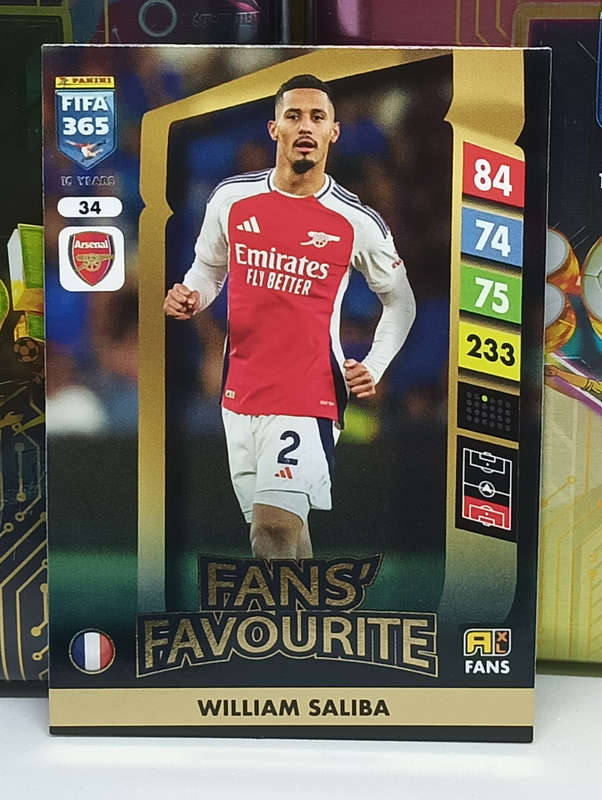 PANINI- FIFA365 2025- FANS FAVOURITE- WILLIAM SALIBA #34