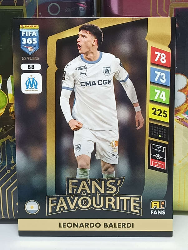 PANINI- FIFA365 2025- FANS FAVOURITE- LEONARDO BALERDI #88
