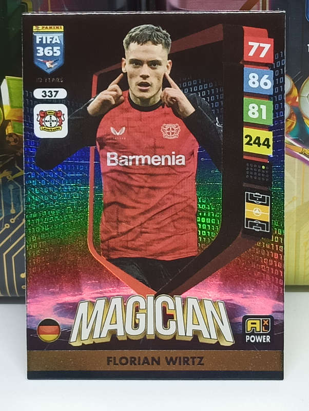 PANINI- FIFA365 2025- MAGICIAN- FLORIAN WIRTZ #337