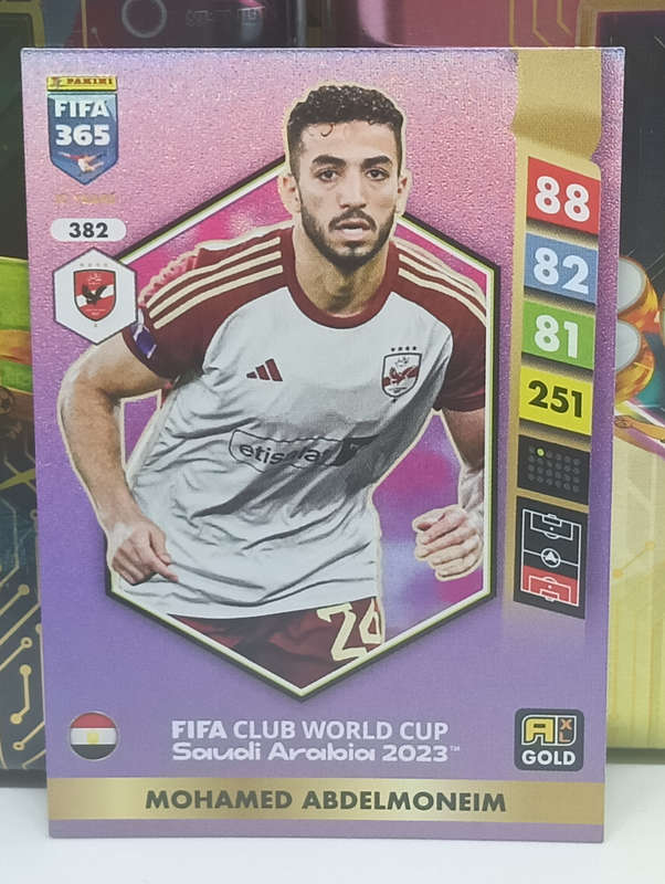 PANINI- FIFA365 2025- FIFA CLUB- MOHAMED ABDELMOMEIM #382