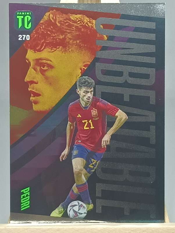 PEDRI- PANINI- TOP CLASS 2024- UNBEATABLE- FOIL #270