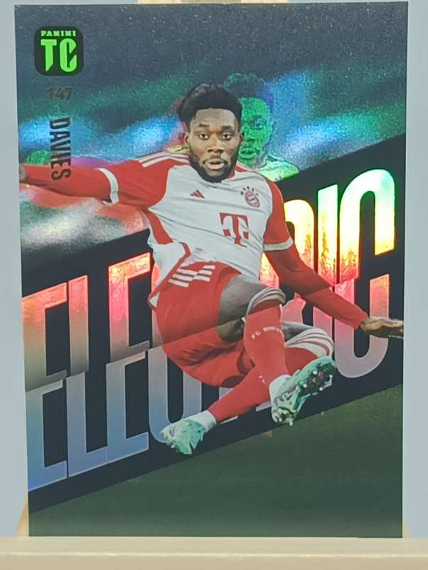 ALPHONSO DAVIES- PANINI - TOP CLASS 2024- ELECTRIC- FOIL #147