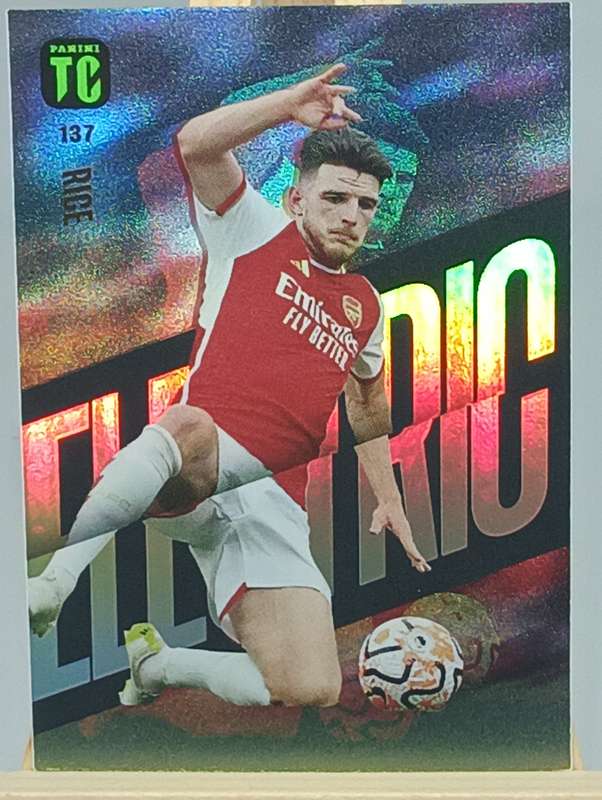 DECLAN RICE- PANINI- TOP CLASS 2024- ELECTRIC- FOIL #137