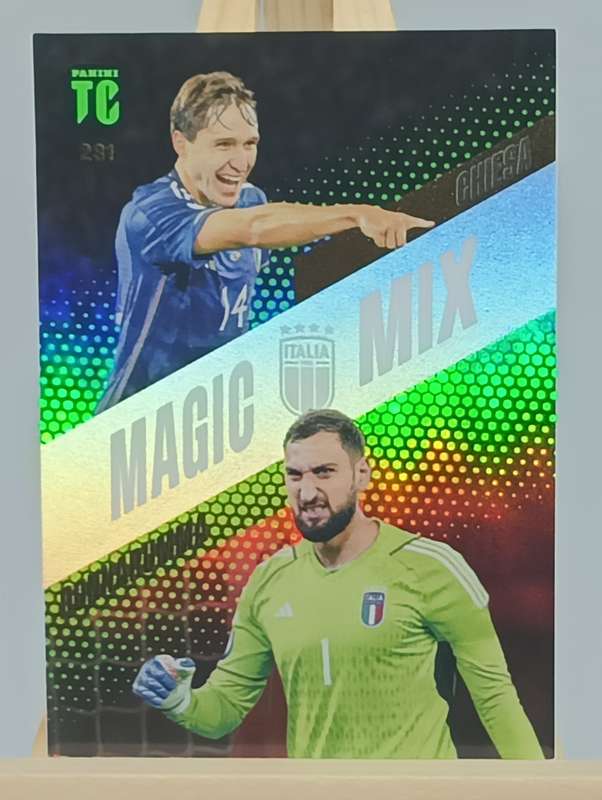 CHIESA/ DONNARUMMA- PANINI- TOP CLASS 2024- MAGIC MIX- FOIL #231