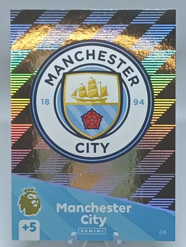 2024/25- PANINI- ADRENALYN XL- PREMIER LEAGUE- CLUB CREST- MANCHESTER CITY #226