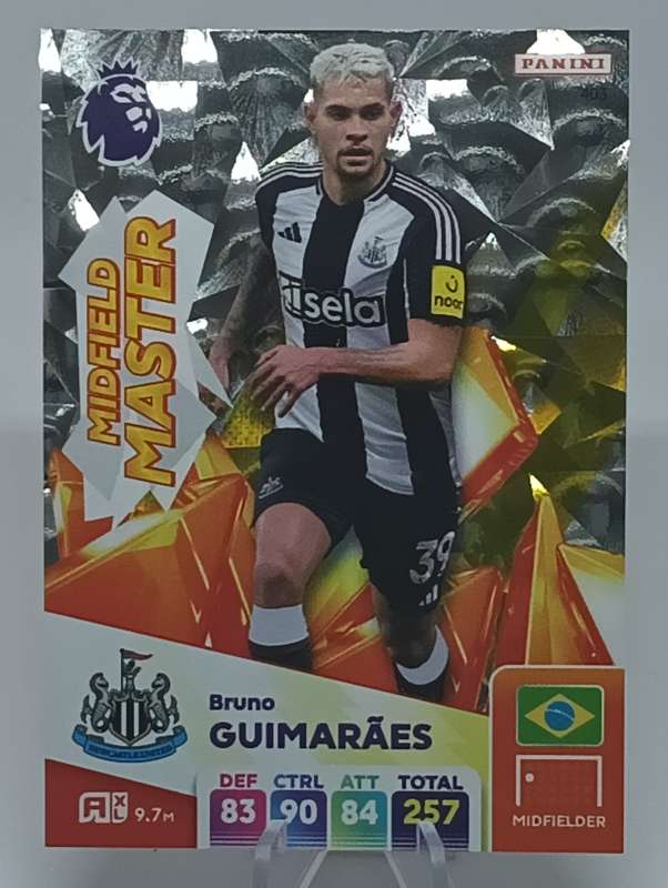 2024/25- PANINI- ADRENALYN XL- PREMIER LEAGUE- MIDFIELD MASTER- BRUNO GUIMARAES #403