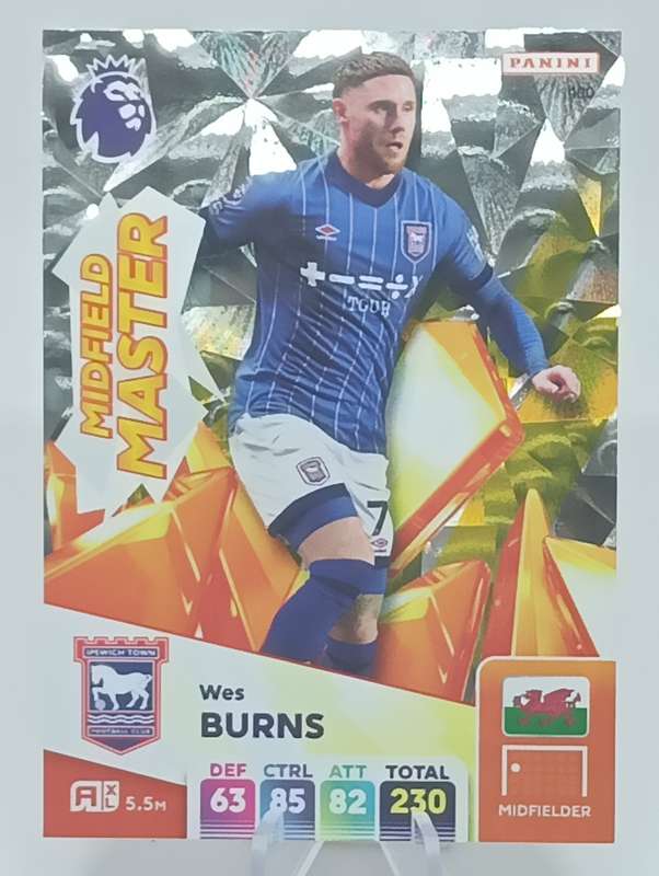 2024/25- PANINI- ADRENALYN XL- PREMIER LEAGUE- MIDFIELD MASTER- WES BURNS #400
