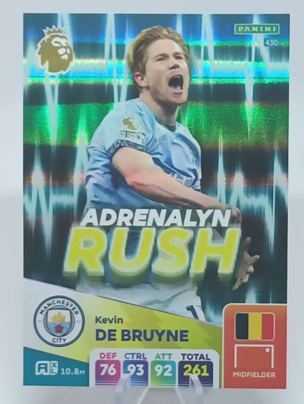 2024/25- PANINI- ADRENALYN XL- PREMIER LEAGUE- ADRENALYN RUSH- KEVIN DE BRUYNE #430