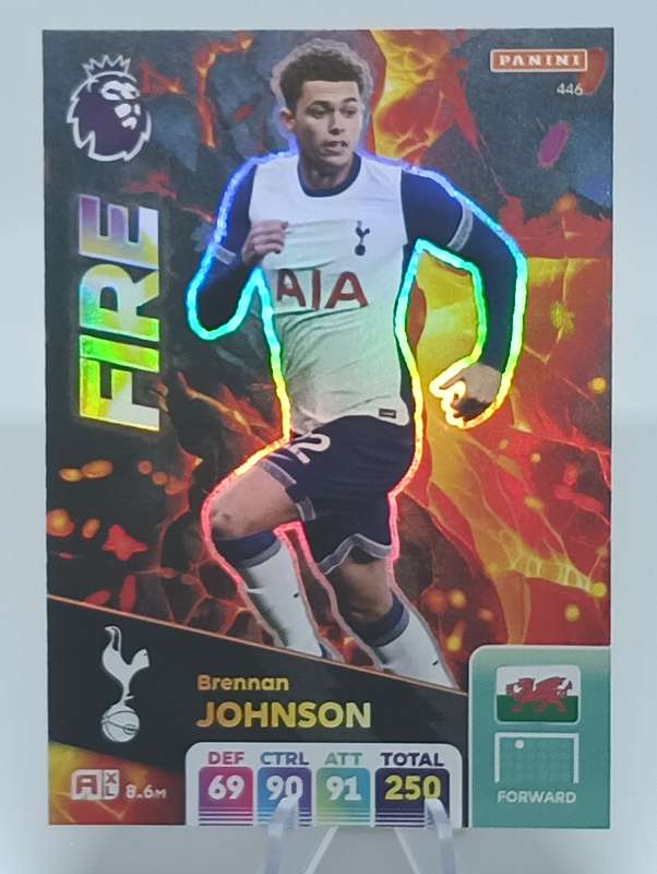 2024/25- PANINI- ADRENALYN XL- PREMIER LEAGUE- FIRE- BRENNAN JOHNSON #446