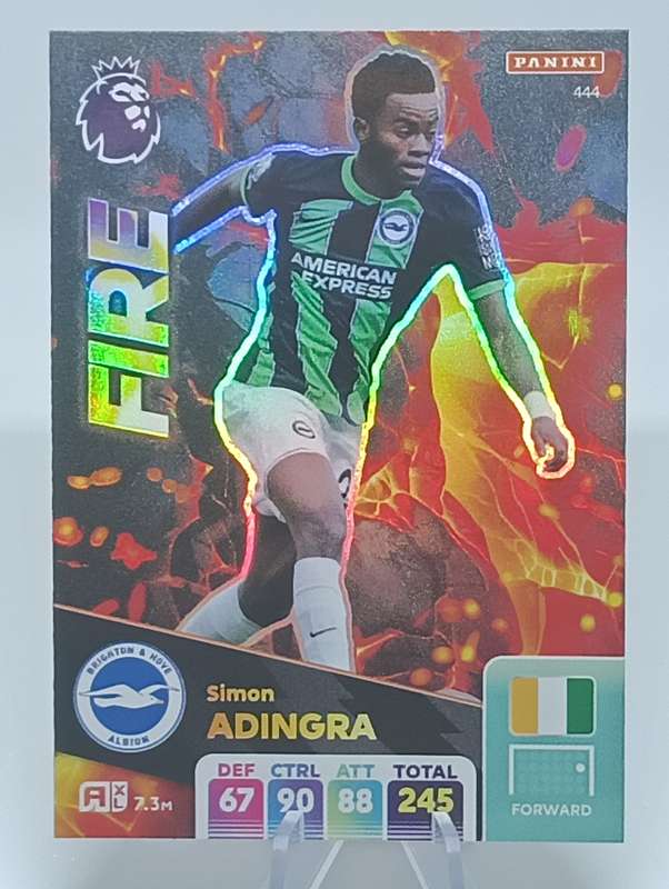 2024/25- PANINI- ADRENALYN XL- PREMIER LEAGUE- FIRE- SIMON ADINGRA #444