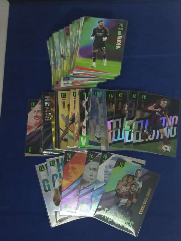 SOCCER CARDS- PANINI- TOP CLASS 2024- LOT OF 117 CARDS. NO DOUBLES