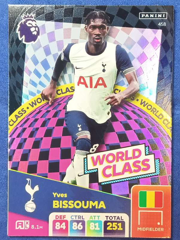 2024/25- PANINI- ADRENALYN XL- PREMIER LEAGUE- WORLDCLASS- YVES BISSOUMA #458