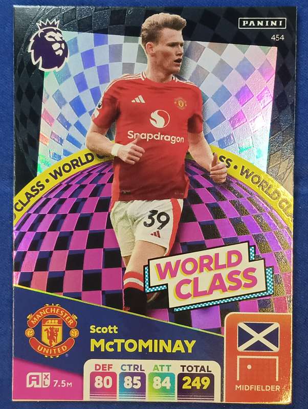 2024/25- PANINI- ADRENALYN XL- PREMIER LEAGUE- WORLDCLASS- SCOTT McTOMINAY #454