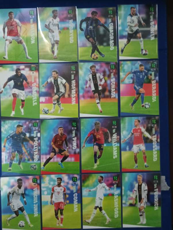 SOCCER CARDS- PANINI- TOP CLASS 2024- LOT OF 117 CARDS. NO DOUBLES