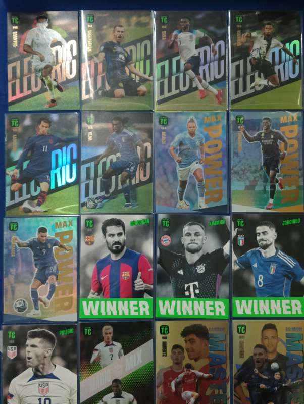 SOCCER CARDS- PANINI- TOP CLASS 2024- LOT OF 117 CARDS. NO DOUBLES