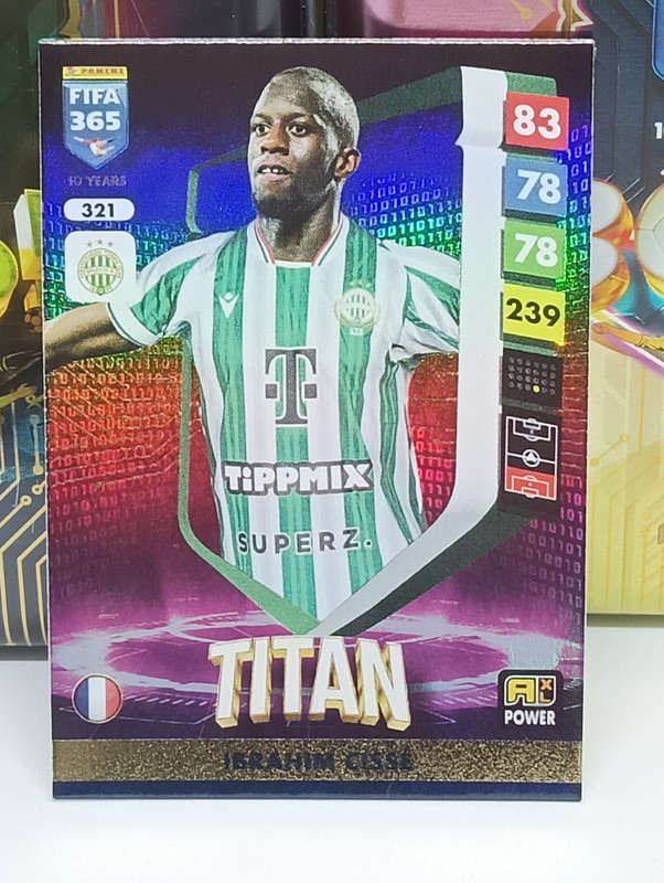 PANINI- FIFA365 2025- TITAN- IBRAHIM CISSE #321