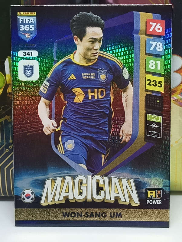 PANINI- FIFA365 2025- MAGICIAN- WAN-SANG UM #341