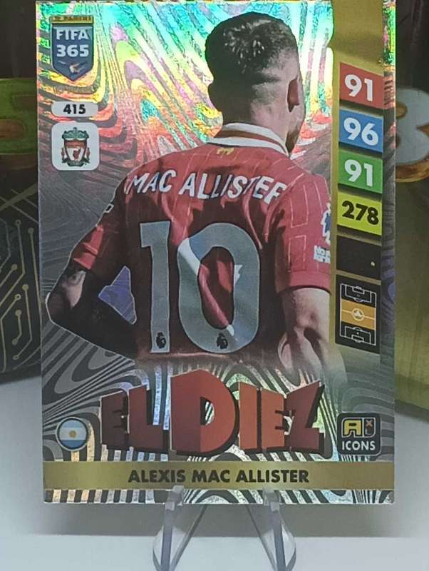 PANINI- FIFA365 2025- EL DIEZ- ALEXIS MAC ALLISTER #415