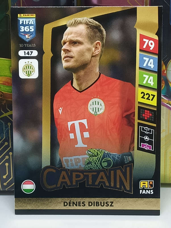 PANINI- FIFA365 2025- CAPTAIN- DENES DIBUSZ #147