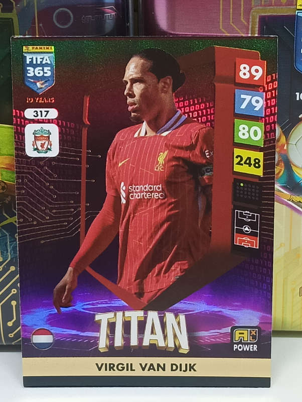PANINI- FIFA365 2025- TITAN- VIRGIL VAN DIJK #317