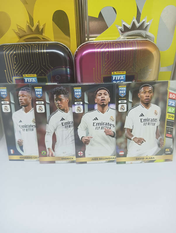 PANINI- FIFA365 2025- LOT OF 4 BASE CARDS