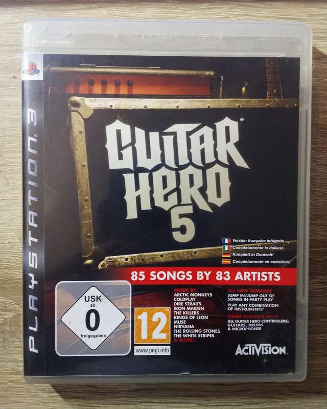 PS3 Guitar hero 5 (COMPLETE IN BOX)