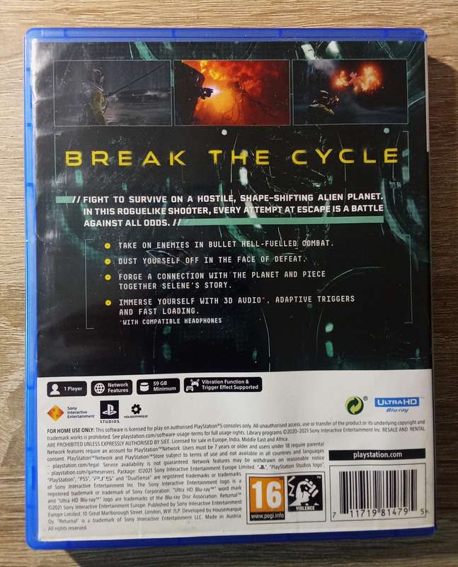 PS5 Returnal Game
