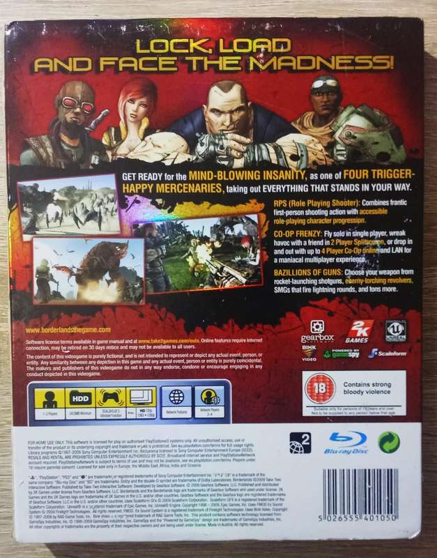 PS 3 Borderlands 3 (Complete in Box)