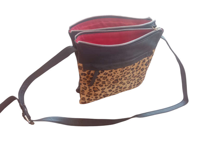 Genuine Leather Crossbody Handbag