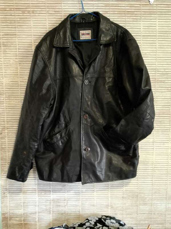 MEN'S GENUINE LEATHER JACKET L