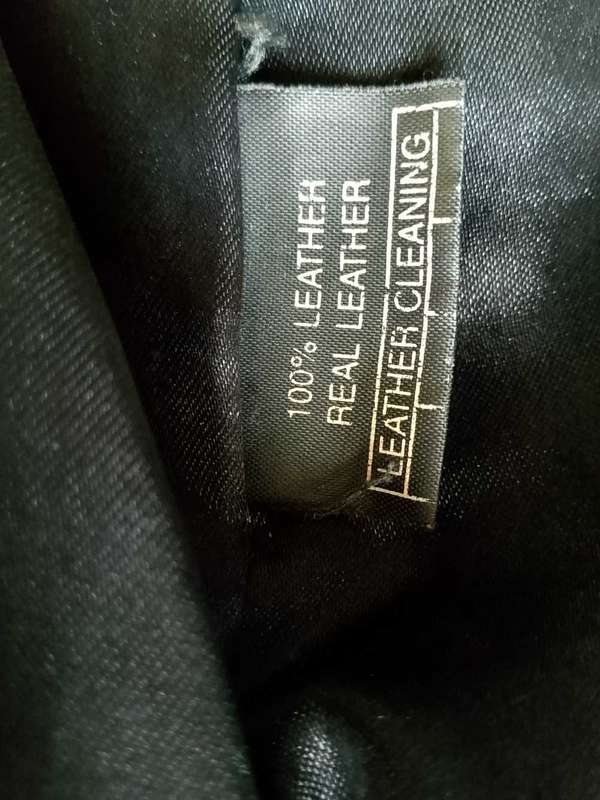 MEN'S GENUINE LEATHER JACKET L