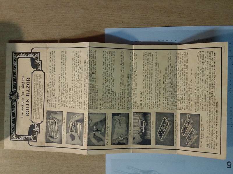 VINTAGE ROLLS RAZOR