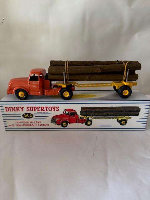 Dinky Supertoys 36A - Willeme Tractor & Lumber carrier