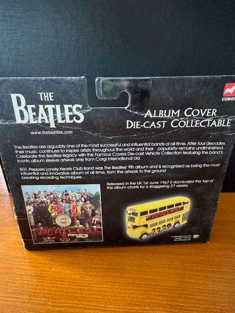 Corgi - The Beatles Album Cover - Yellow double decker Bus