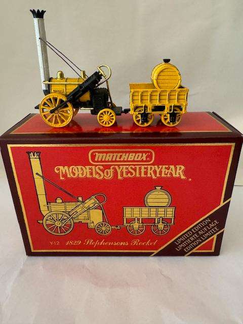 Matchbox MOYY Y12 - Limited Edition - 1829 Stephensons Rocket