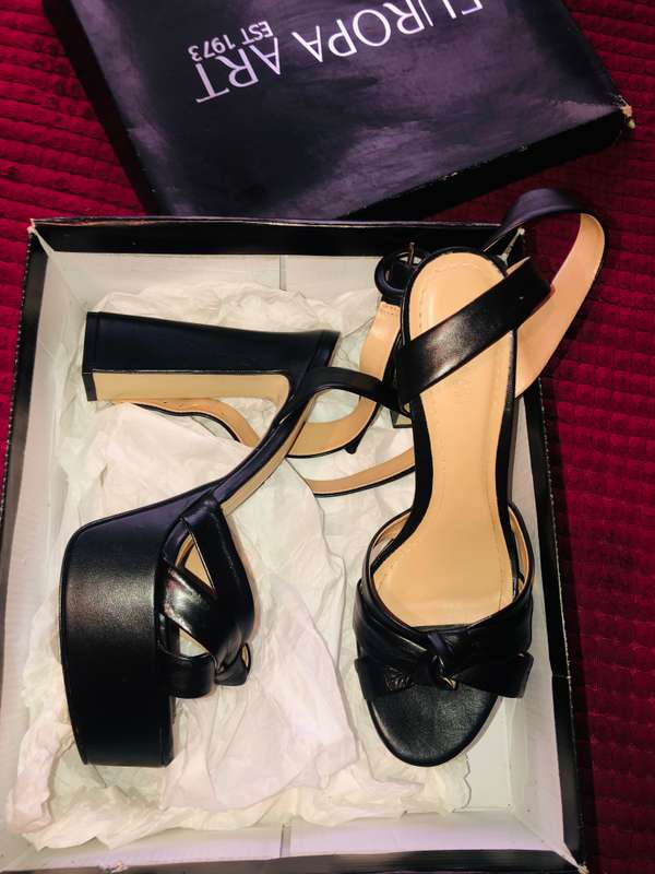 Genuine Leather Europa Art Platforms Sandals