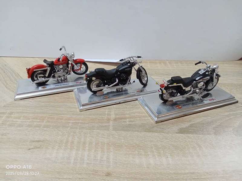 Harley Davidson Motorcycle Hobby Models