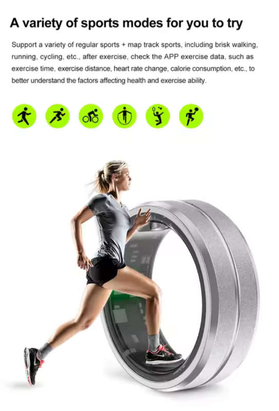 Smart Health Ring | Track Heart Rate, Sleep & More  Free Shipping!