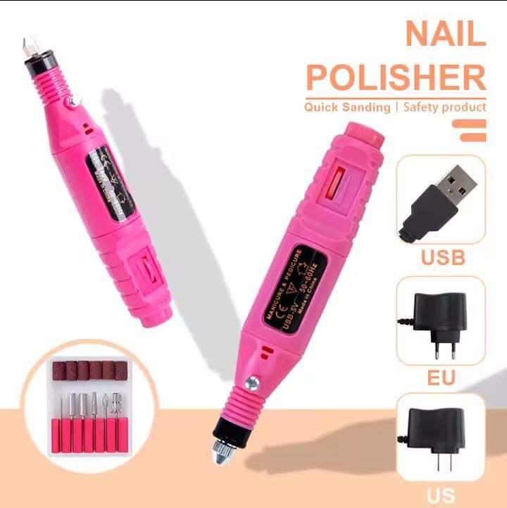 Professional Poly Gel Nail Set  Includes UV Lamp & Nail Drill!"
