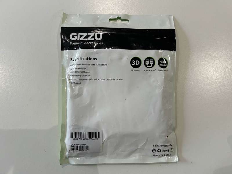 GIZZU HIGH SPEED V2.0 HDMI O