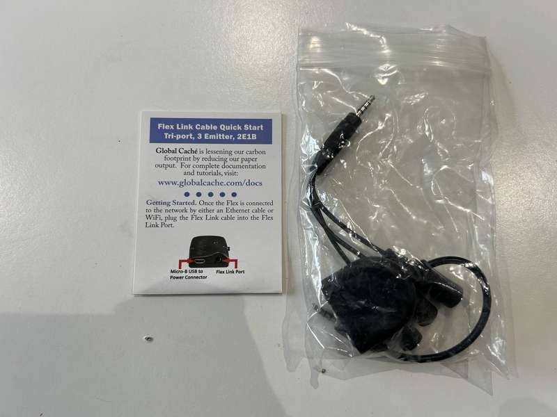 GLOBAL CACHE FLEX LINK CABLE  IR TRI PORT