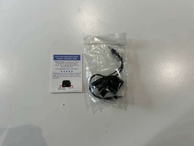 GLOBAL CACHE FLEX LINK CABLE  IR TRI PORT