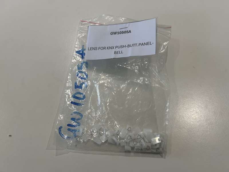 LENS FOR KNX PUSH-BUTT.PANEL-BELL GW10505A