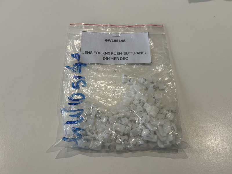 LENS FOR KNX PUSH-BUTT.PANEL-DIMMER DEC GW10514A